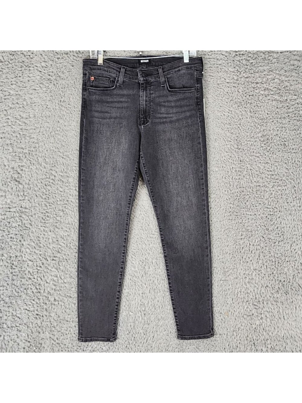 Hudson Jeans Womens 30 Natalie Black Stretch Denim Super Skinny Ankle *NWT*